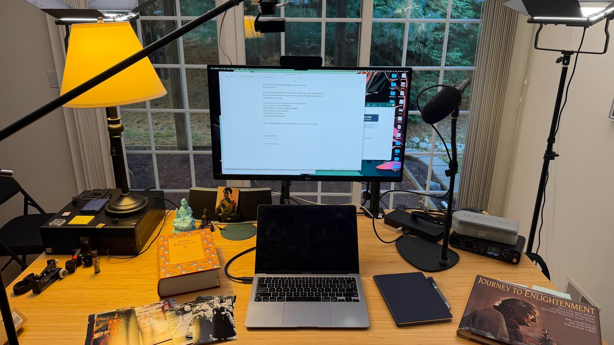 Learning to tell stories by telling one