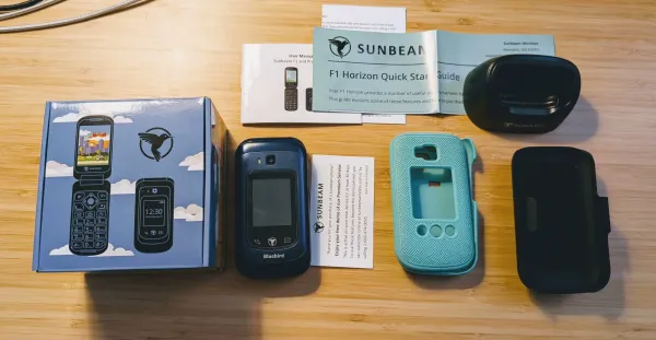 Sunbeam Flip Phone